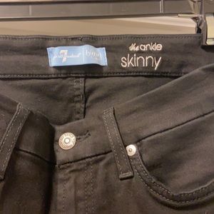 Black The ankle skinny jeans